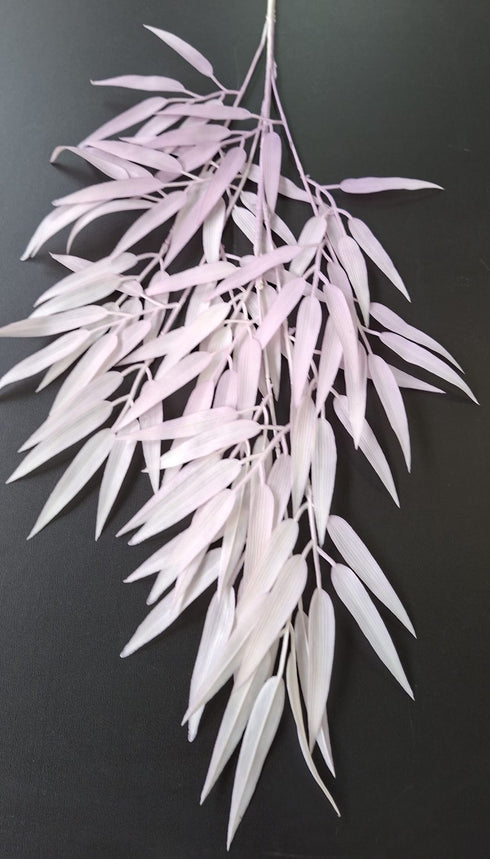 Frunze Decorative Artificiale 100cm Roz Pal – Ramură Elegantă Tip Eucalipt
