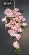 Lisianthus artificial roz – flori mici decorative 60 cm