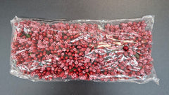 Flori din plastic - Stamine 144/set rosu visiniu