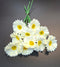 Buchet margarete artificiale crem 34cm - set 10 flori