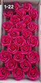 Trandafiri din pastă de săpun fucsia – Set 25 bucăți, 8cm