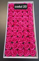 Trandafiri pasta de sapun sapun, 5cm, cutie 50 buc