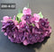 Buchet cu hortensii artificial mov-roz din material textil - 42cm