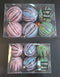 Globuri Crăciun sclipitoare 10cm / 8cm – mix culori