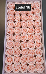 Trandafiri pasta de sapun sapun, 5cm, cutie 50 buc