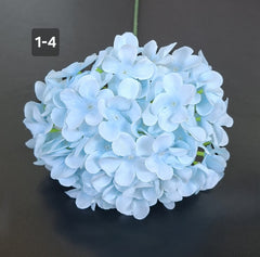 Fir Hortensie artificială albastru deschis - 70cm