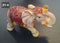 Figurină decorativă Elefant cu Trompa Ridicată și Cristal Rășină - 15×24cm