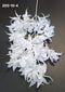 Ramură decorativă artificială albă - 90cm