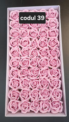 Trandafiri pasta de sapun sapun, 5cm, cutie 50 buc