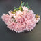 Buchet artificial dalii roz, 6 flori, 44cm