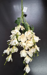 Lisianthus artificial ivory (crem deschis) – flori mici decorative 60 cm