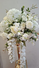 Aranjament Floral “Eternitate Albă” – 30 cm