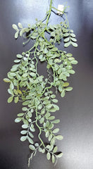 Floare Curgătoare Decorativă 100 cm – Model Verde Mat cu Frunză Rotundă