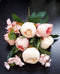 Buchet Elegant cu Bujori Crem-Piersică – Flori Artificiale Premium