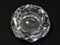 Scrumieră din cristal transparent fațetat - 14×5cm