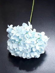 Fir Hortensie Bleu Deschis – Floare Artificială pe Tulpină, Material Textil