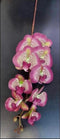 Orhidee artificială fucsia cu model punctat – 100 cm, floare decorativă realistă