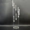 Candelabru Acrilic Transparent cu 8 Brațe tuburi din acril – 138cm Design Modern și Elegant