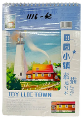 Lve Bloc Desen Schite Cu Spirala 265x385mm 1116-42