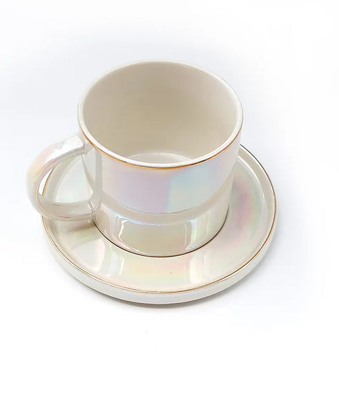 Lve Cana Ceramica Cu Farfurie&lingurita 148-3