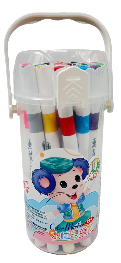 Lve Carioci/markere Colorate 2 Capete Tub Dep. 12buc/set 1139-67 108/bax