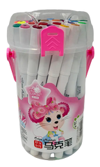 Lve Carioci/markere Colorate 2 Capete Tub Dep. 36buc/set 1139-68 48/bax