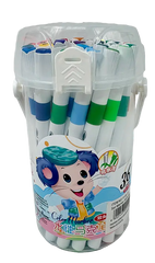 Lve Carioci/markere Colorate 2 Capete Tub Dep. 36buc/set 1139-72 48/bax