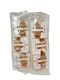 Lve Cleste Mic Par Metal Cu Strasuri 1-9/ 12buc/set 100/bax