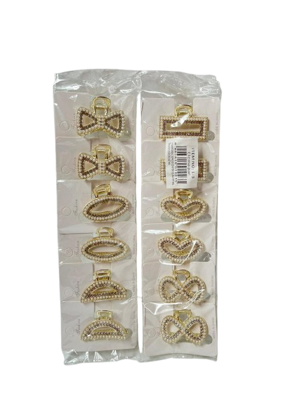 Lve Cleste Par Metal Cu Margelute Dif Modele 1-3 12buc/set 100/bax