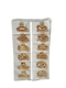 Lve Cleste Par Metal Cu Margelute/strasuri 1-4/12buc/set 100/bax