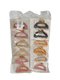 Lve Cleste Par Metal Cu Strasuri Colorate 1-18/19/20/21/22/23 12buc/set 50/bax