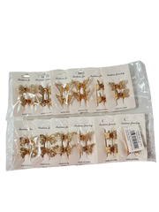 Lve Cleste Par Metal Cu Strasuri Fluturasi 24buc/set 98/bax 1-11