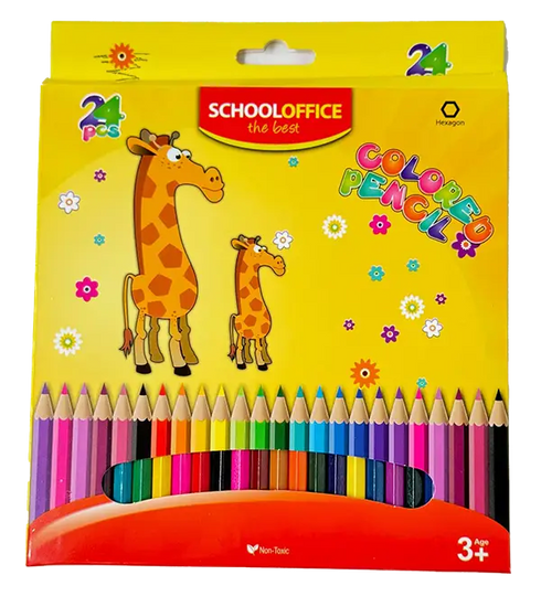 Lve Creioane Colorate 24buc/set 2049-39