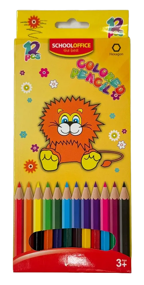 Lve Creioane Colorate 12buc/set 2049-37