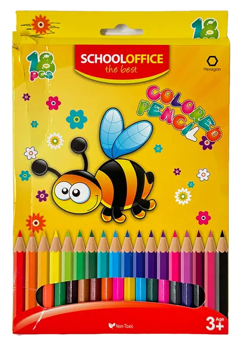 Lve Creioane Colorate 18buc/set 2049-38