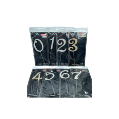 Lve Decoratiune Tort Cifre Aniversare 0-9 462-36