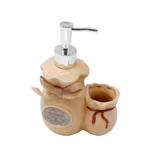 Lve Dispenser+suport Perie Baie Ceramica 56-7