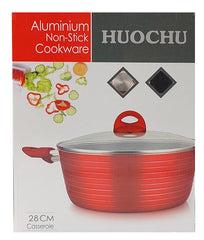 Lve Huochu Cratita Aluminiu Manere+capac 28cm 514-96