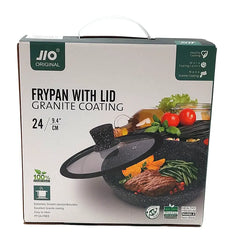 Lve Jio Tigaie Aluminiu Cu Coada Detasabila+capac 24cm 555-20