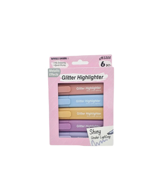 Lve Marker Evidentiator Cu Glitter 6buc/set 1139-29
