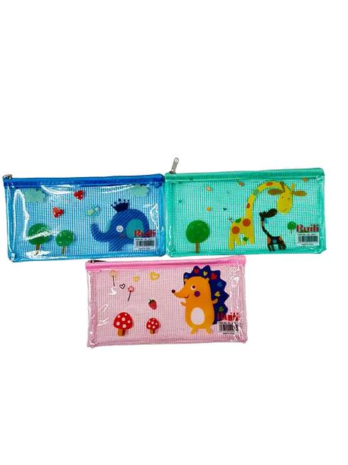 Lve Penar/mapa Plastic Cu Fermoar 22x17cm Copii 1116--45