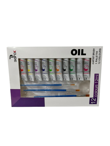 Lve Set Acuarele/tempera Oil+paleta+pensule 1885-33