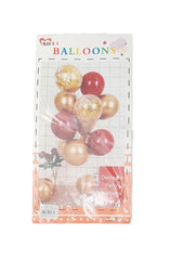 Lve Set Baloane Aniversare+suport Diverse Culori 462-32