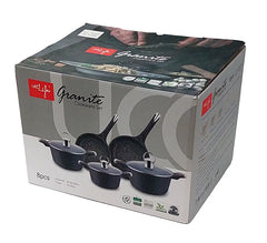 Lve Ucc Life Set 8pcs Cratita+tigaie Aluminiu Cu Manere+capac 555-2