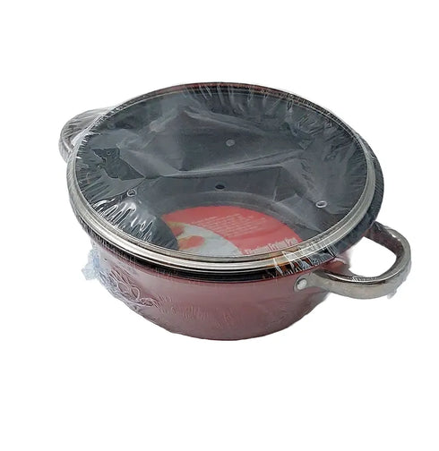 Lve Wangfa Cratita Fier Cu Manere+capac 24cm 514-39