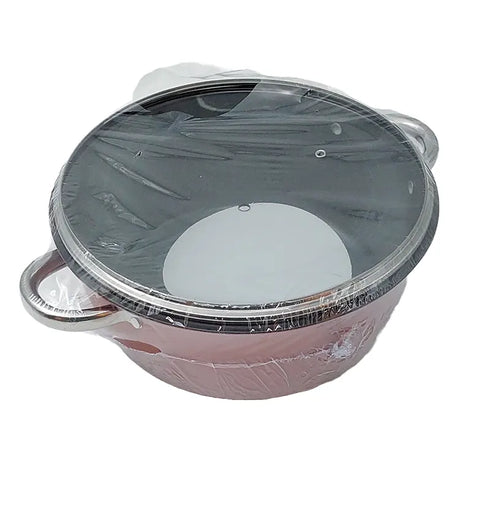 Lve Wangfa Cratita Fier Cu Manere+capac 28cm 514-41