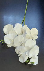 Fir Orhidee Artificială Real Touch Alb – Aspect Natural 100cm