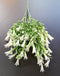 Flori artificiale albe tip clopoței, 34cm – decor natural