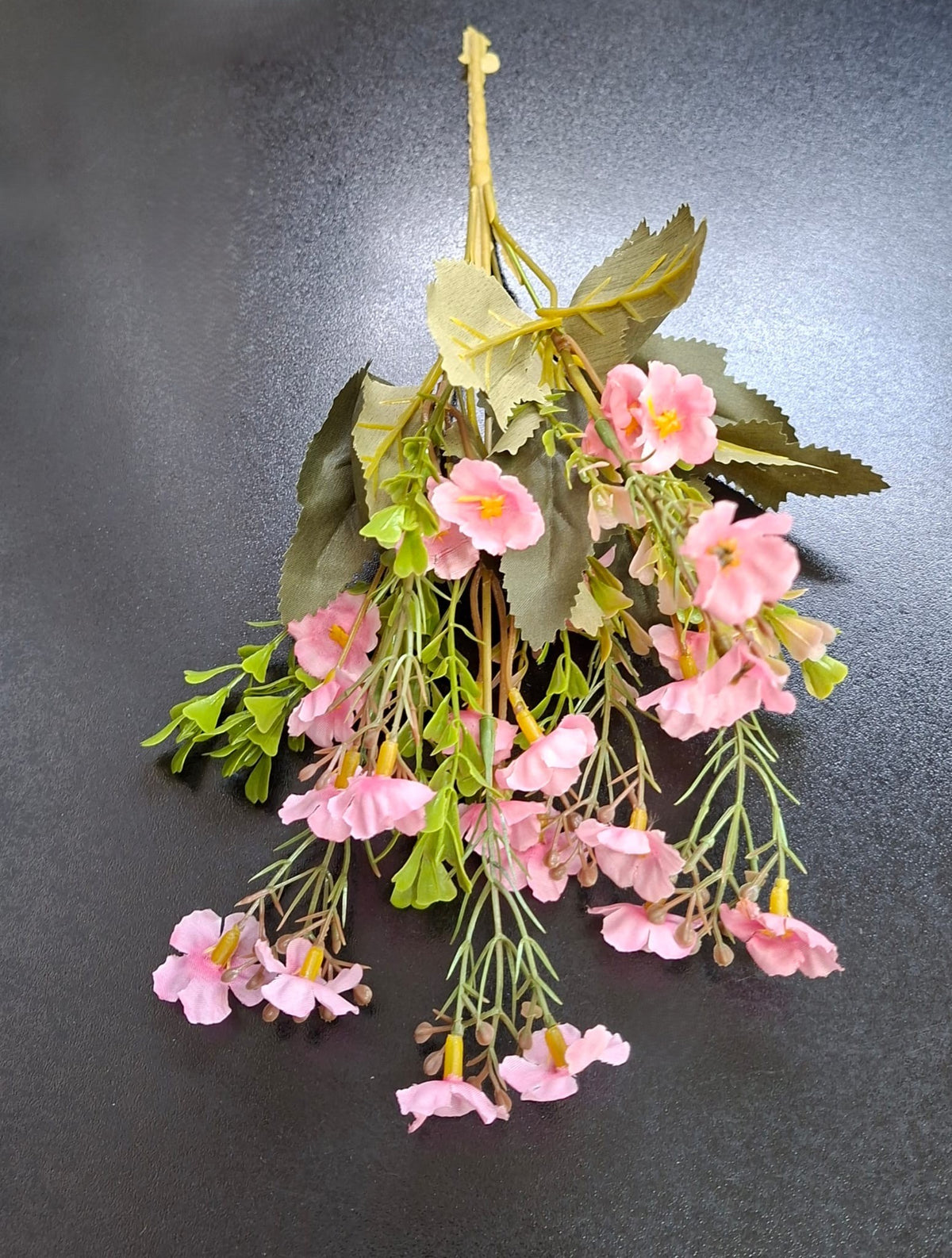 Buchet Artificial Flori de Câmp 30cm – Flori Mici Decorative Roz