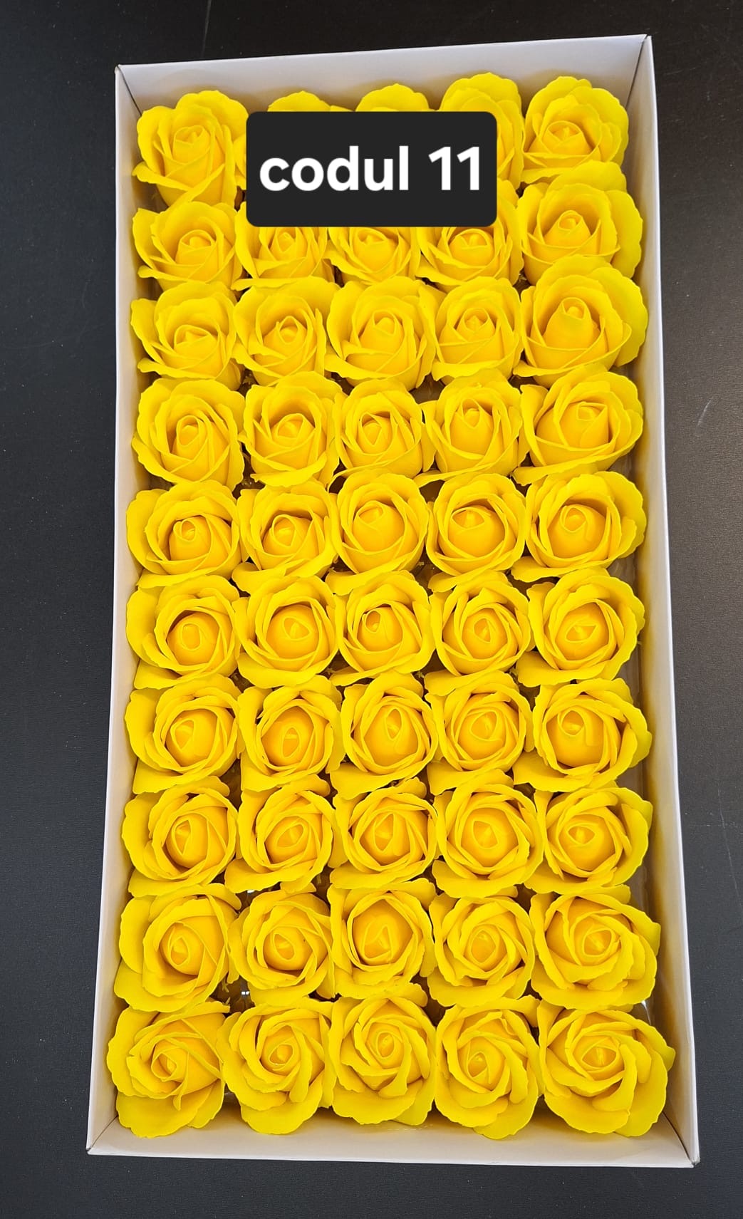 Trandafiri pasta de sapun sapun, 5cm, cutie 50 buc